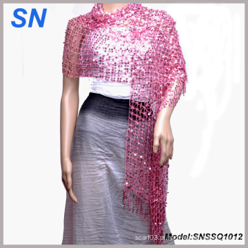 Lenço Shimmer Mulher, Evening Wrap, Scarving Sequin